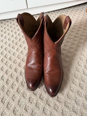 Classic Brown Leather Western Boots - WOMENS TECOVAS